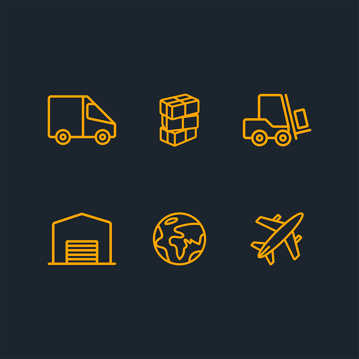 Иконки логистической компании Logidoc