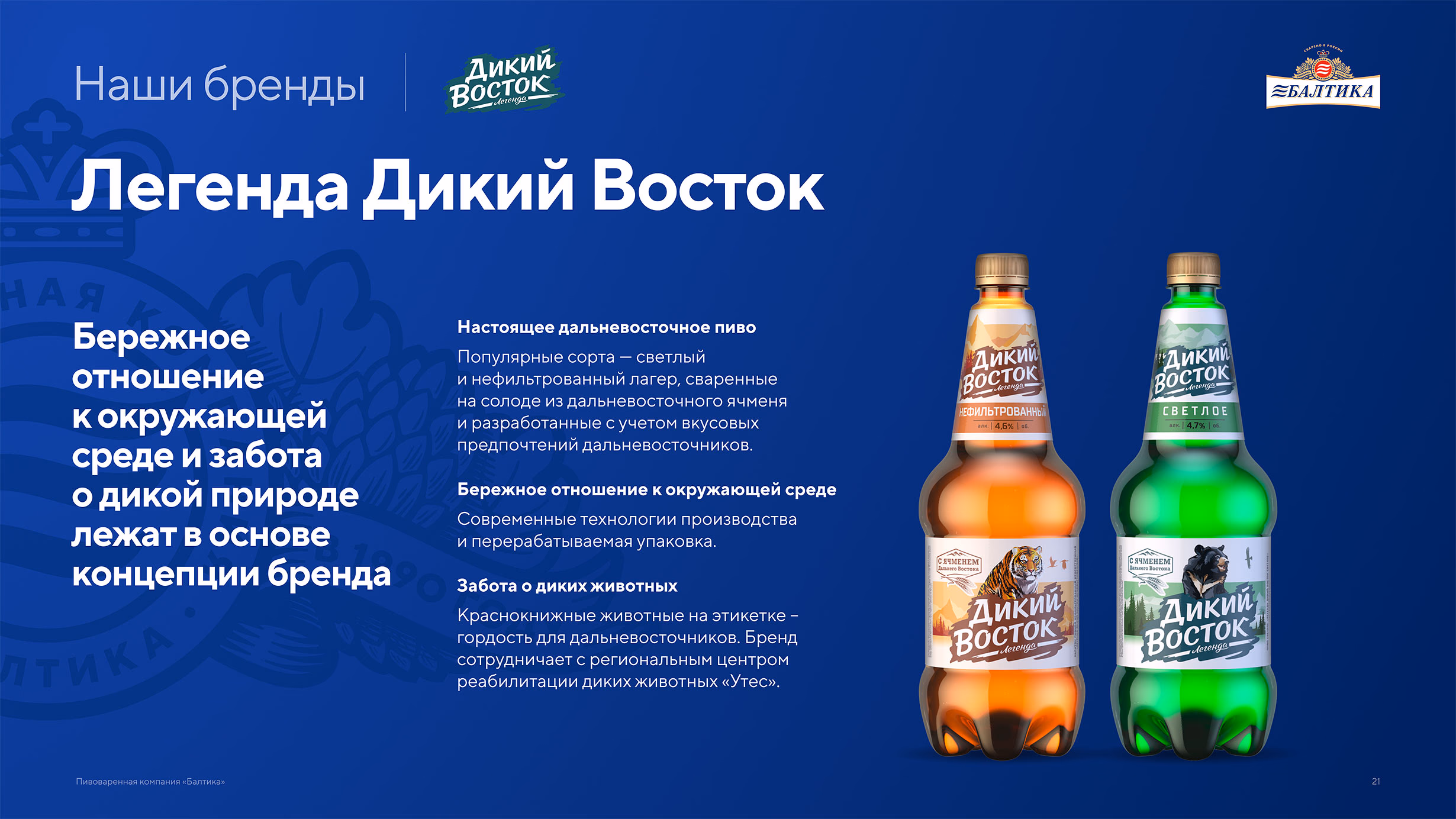 Презентация пивоваренной компании Балтика