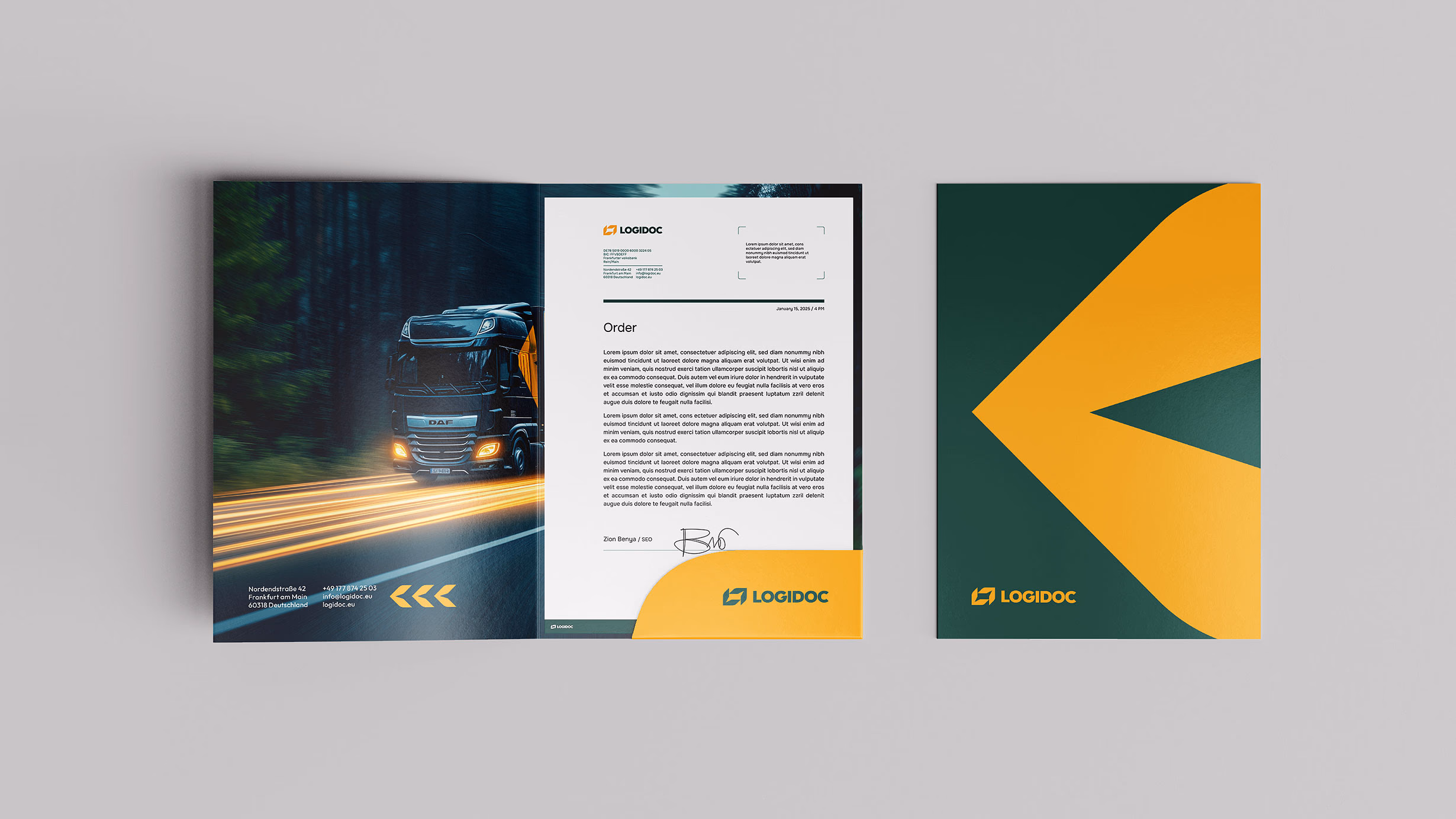 Папка логистической компании Logidoc