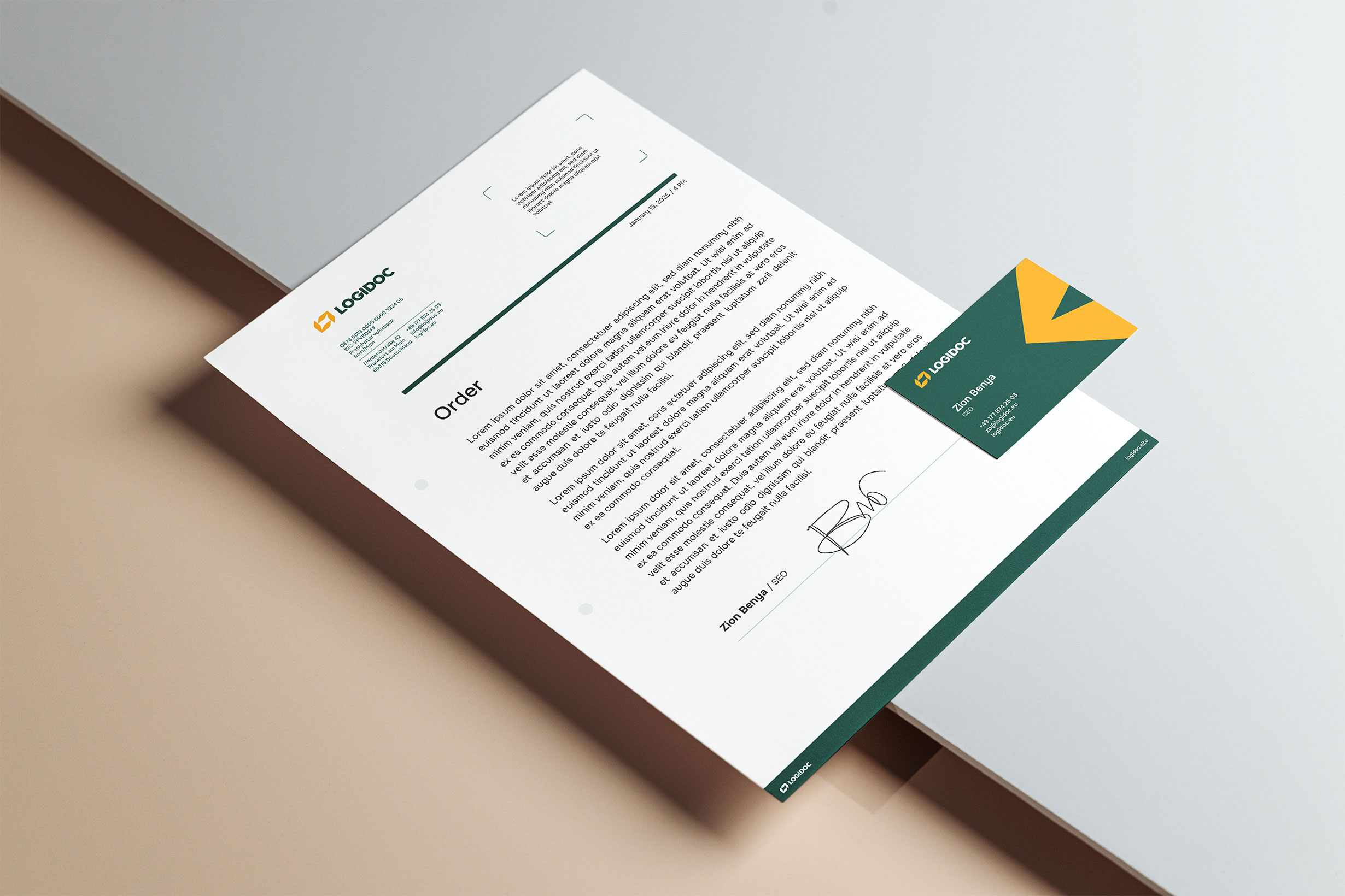 Бланк логистической компании Logidoc